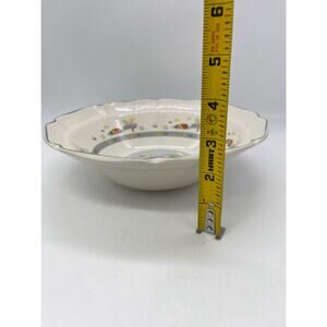 Vintage Hankook Pig Farm Design Serving Bowl 9" Korea